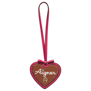 Aigner Fashion - Anhänger - Lebkuchenherz 8 cm (orchid pink) - Markenkoffer