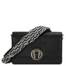 Aigner Livia - Umhängetasche + Tuch 20 cm S (black) - Markenkoffer