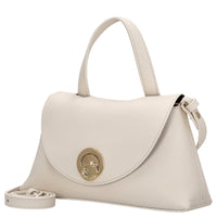 Coccinelle Nikla - Top-handle bag 26 cm (pearl/cognac)