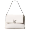 Calvin Klein Emblem Pebb - Umhängetasche (white alyssum)
