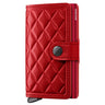 Secrid Miniwallet Emboss Diamond - Kreditkartenetui 6cc 10.2 cm RFID (red+)