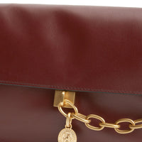 Tommy Hilfiger Crest Leather Conv. Shoulder Bag - Sac bandoulière (oxblood)