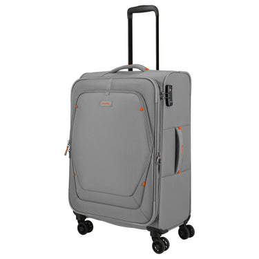Travelite Umbria - 4-Rollen-Trolley M 67 cm erw. (smoky grey)