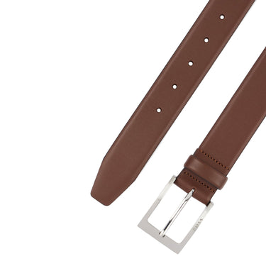 BOSS Barnabie - Ledergürtel mit Dornschließe 3.5 cm (medium brown, 95 cm) - Markenkoffer