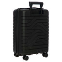 Brics BY Ulisse - 4-Rollen-Kabinentrolley mit Vortasche 55 cm erw. USB (black, 55 cm (Vortasche)) - Ansicht 4