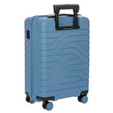 Brics BY Ulisse - 4 - Rollen - Kabinentrolley mit Vortasche 55 cm erw. USB (grey blue) - Markenkoffer