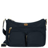 Brics X-Bag Shopper M - Schultertasche 34 cm (ocean blue)