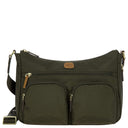 Brics X - Bag Shopper M - Schultertasche 34 cm (olive) - Markenkoffer