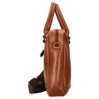 Buckle & Seam Everett - Aktentasche 16" 38 cm (cognac) - Ansicht 3