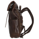 Buckle & Seam Norman - Rolltop Rucksack 61 cm (braun/blau) - Ansicht 3