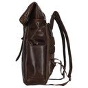 Buckle & Seam Norman - Rolltop Rucksack 61 cm (braun/dots) - Markenkoffer