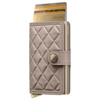 Secrid Miniwallet Emboss Diamond - Kreditkartenetui 6cc 10.2 cm RFID (chalk+) - Ansicht 2