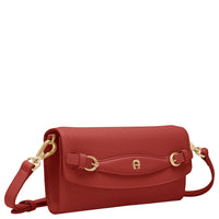 Aigner Cavallo Wallet on Strap - Umhängetasche/Geldbörse 6cc 21 cm (burnt red)