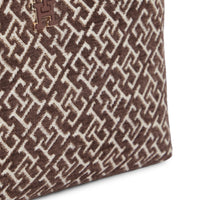 Tommy Hilfiger Jacquard Mini Shoulder Bag - Shoulder Bag 25 cm (tundra moss)
