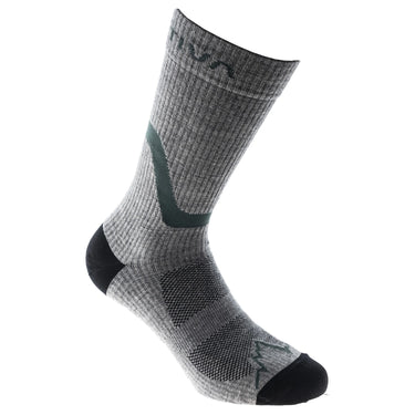 La Sportiva - Hiking Socks - Wandersocken (color: carbon/kiwi, size: XL)