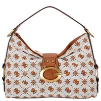 Guess Camden - Schultertasche 34.5 cm (cognac logo)