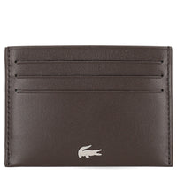 Lacoste FG - Credit Card Holder Leather 6 cc 11 cm (coffee bean)