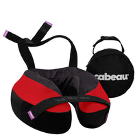 Cabeau The Neck's Evolution S3 - Nackenkissen inkl. Ohrstöpsel 25 cm (black/red/london)