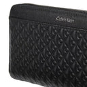 Calvin Klein Emblem Embossed - Geldbörse 4cc 19 cm (black) - Ansicht 4