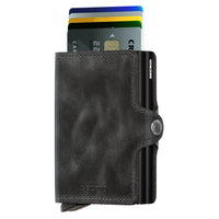 Secrid Vintage Twinwallet - Wallet RFID 7 cm (Color: black)