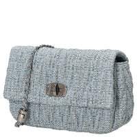 Seidenfelt Floro - Umhängetasche 24 cm (sea blue) - Ansicht 2