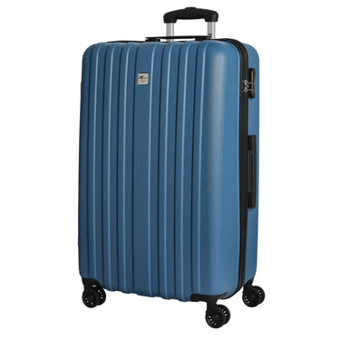 CHECK.IN Aurora - 4 - Rollen - Trolley 76 cm (azurblau) - Markenkoffer