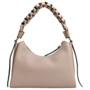 Coccinelle Boheme Grana Double - Schultertasche S 30 cm (rosette/warm taupe) - Markenkoffer