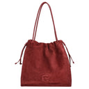 Coccinelle Dulse Suede - Beuteltasche 40 cm (ribes)