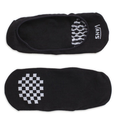 Vans Women's No Show 2 Pairs - Socks (black white, Size: 31.5-36)