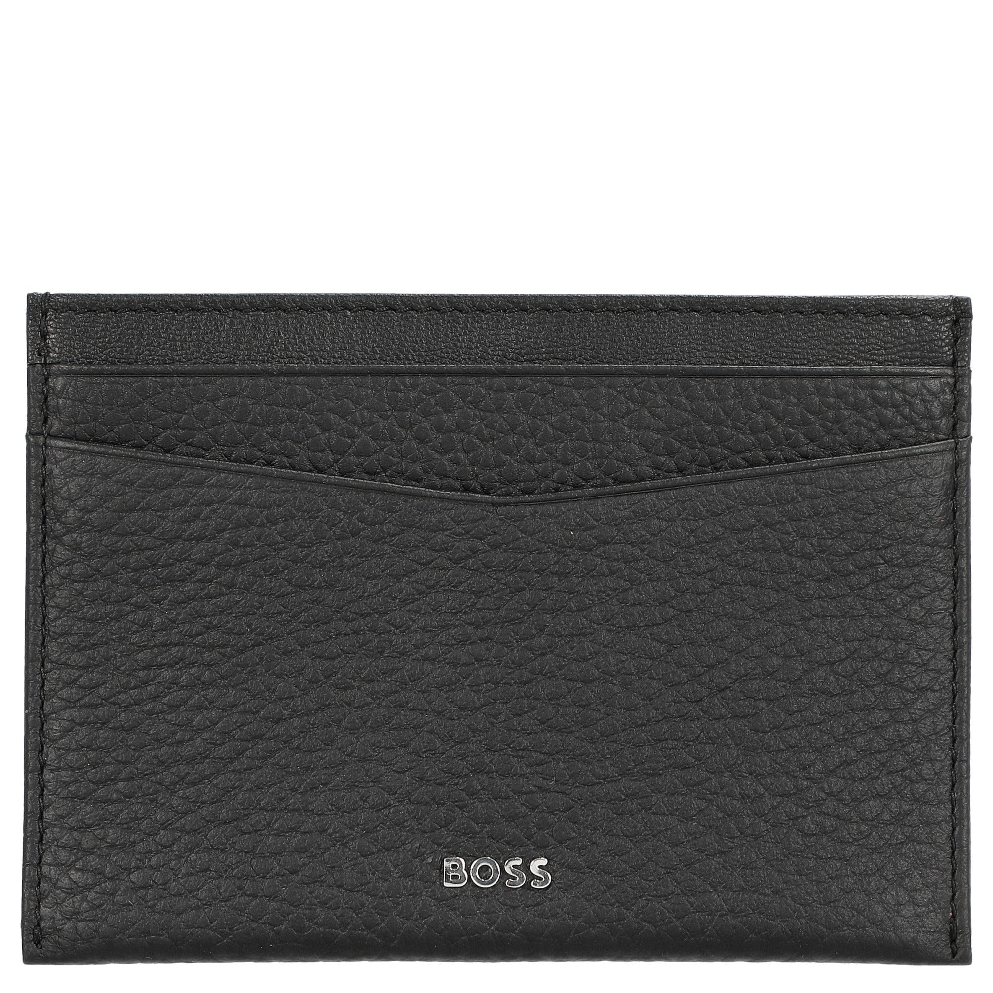 BOSS Credit Card Holder New Crosstown Big Black RFID Protection –