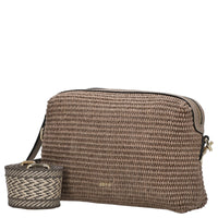 abro Kaia Raffia - Shoulder Bag 21 cm (siena)