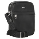 BOSS Zair Ns Zip - Umhängetasche Leder 21 cm (schwarz) - Markenkoffer