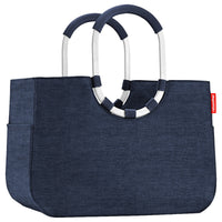 reisenthel shopping loopshopper L - Einkaufstasche mit Bügel 46 cm (twist navy)
