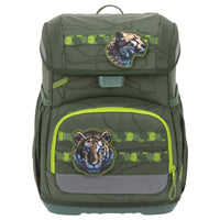 Lässig School Set Light Unique - 6-piece school backpack set 960g (jungle green)