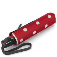 Knirps T.200 M Duomatic - Taschenschirm Regenschirm (dot art red)
