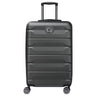 Delsey Paris Air Armour - 4 - Rollen - Trolley M 68 cm erw. (schwarz) - Markenkoffer