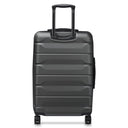 Delsey Paris Air Armour - 4 - Rollen - Trolley M 68 cm erw. (schwarz) - Markenkoffer