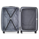Delsey Paris Air Armour - 4 - Rollen - Trolley M 68 cm erw. (schwarz) - Markenkoffer