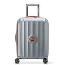 Delsey Paris Carrousel - 4 - Rollen - Kabinentrolley Slim line 55 cm (Platin) - Markenkoffer