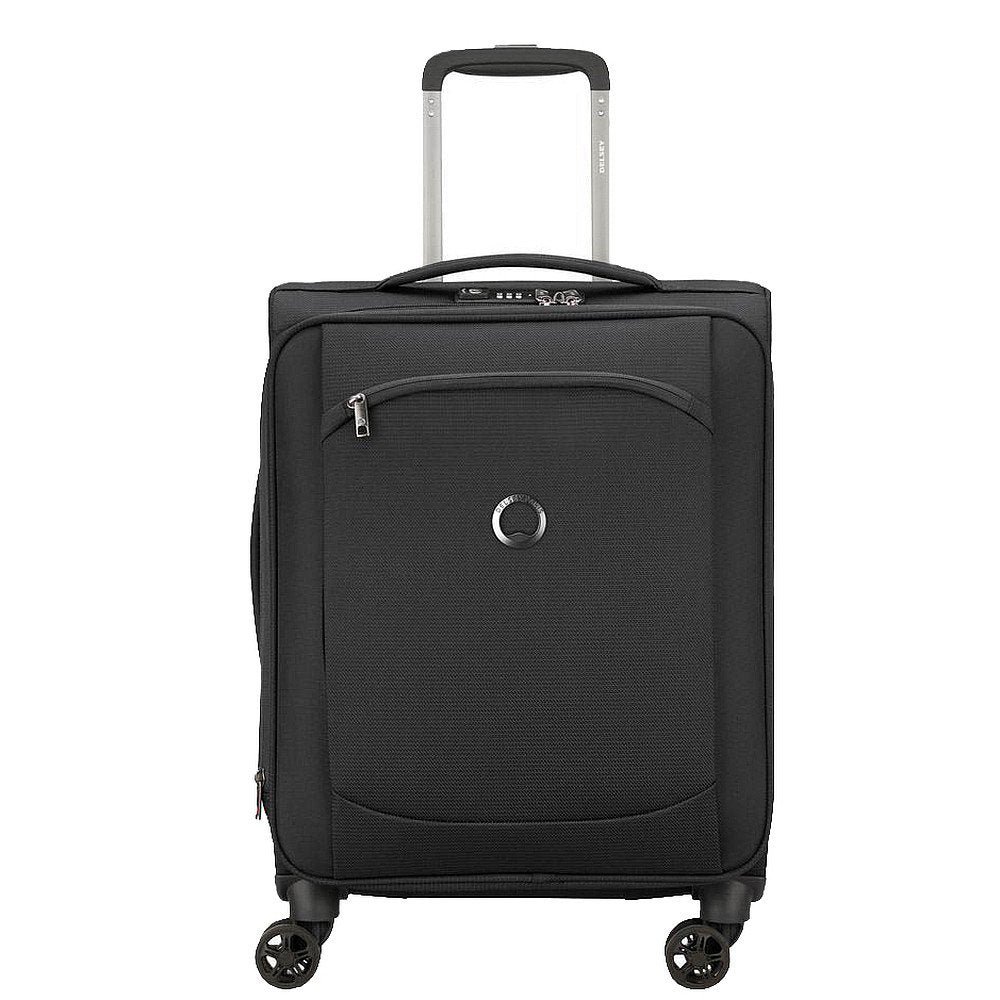 Delsey Paris Montmartre Air 4-Wheel Cabin Trolley Slim Line S 55 cm (Color: black)