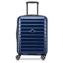 Delsey Paris Shadow 5.0 - 4-Rollen-Kabinentrolley Slim Line USB 55 cm (marineblau)
