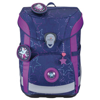 DerDieDas ErgoFlex Easy Exclusive LED - Schulranzen Set 5 tlg. 950g (Dancing Star) - Markenkoffer