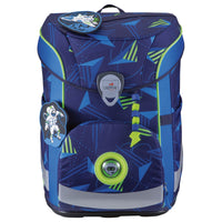 DerDieDas ErgoFlex Easy Exclusive LED - Schulranzen Set 5 tlg. 950g (Moon Mission) - Markenkoffer