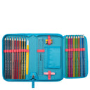 DerDieDas ErgoFlex Exklusiv LED - Schulranzen Set 5tlg. 800g (Rainbow Star) - Markenkoffer