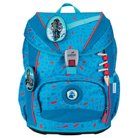 DerDieDas ErgoFlex Light Exklusiv Superflash - Schulranzen Set 5tlg. 800g (Blue Ice) - Ansicht 2