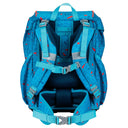 DerDieDas ErgoFlex Light Exklusiv Superflash - Schulranzen Set 5tlg. 800g (Blue Ice) - Markenkoffer