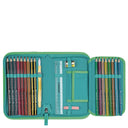 DerDieDas ErgoFlex Light - Schulranzen Set 5tlg. 800g (Butterfly Garden) - Markenkoffer