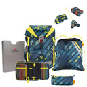 DerDieDas ErgoFlex - Schulranzen Set 5tlg. 800g (Speed Challenge) - Markenkoffer