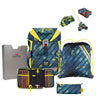 DerDieDas ErgoFlex - Schulranzen Set 5tlg. 800g (Speed Challenge) - Markenkoffer