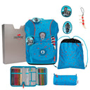 DerDieDas ErgoFlex Tiny Exklusiv Superflash - Schulranzen Set 5 tlg. 900g (Blue Ice)